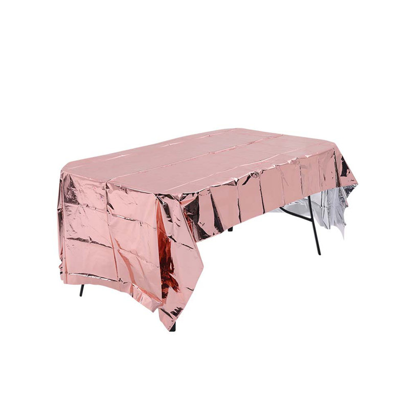 Cronenbold Plastic Tablecloth, Rose Gold