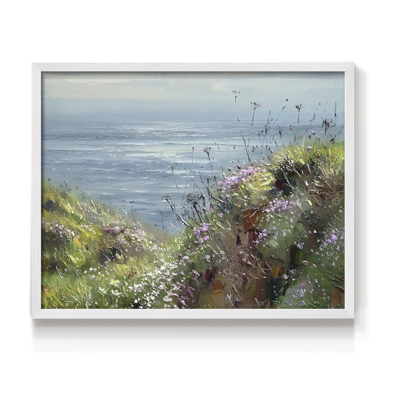 Paysages rétro-DLVI-reproduction encadrée, H 11 po x l 14 po, Blanc