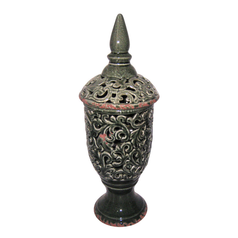 Pot de rangement percé, H 16,93 po x l 5,91 po x P 5,91 po