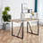 Rustic Brown Dining Table For 4-6, 55.1"x31.4"x29.9", 1.5" Thick Tabletop With Black Metal Legs, Ideal Kitchen And Living Area Decoration Rectangular Wood Top Frame Room-1043734990