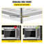 150.1cm W Stainless Steel Shelving Unit