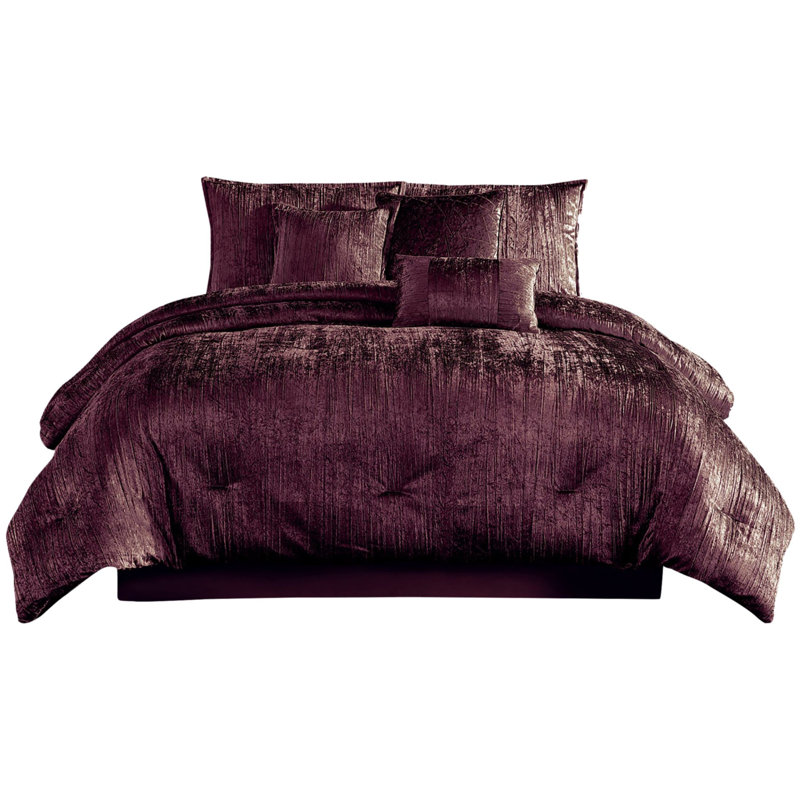 Riverbrook Home Turin Rosé, Grand édredon et 6 pièces supplémentaires, Mauve