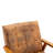 Accent Chairs Set of 2 with Side Table, Wood and Fabric Armchairs Side Chair-112092568