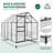 6.2 ft x 6.2 ft Walk-in Aluminum Frame Polycarbonate Hobby Greenhouse-92441691-114500707