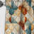 Earth Tones Damask Tiles Harmony - Damask Curtain - Velvet Blackout Damask Curtain - 1 Panels-107534413