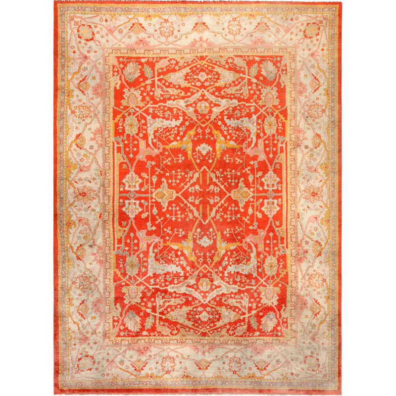One-of-a-Kind Rectangle 10' X 13'3" Hand Knotted Area Rug