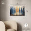 «Dusk & Dawn Trees», art floral bleu par Art Remedy-107411770-107411779