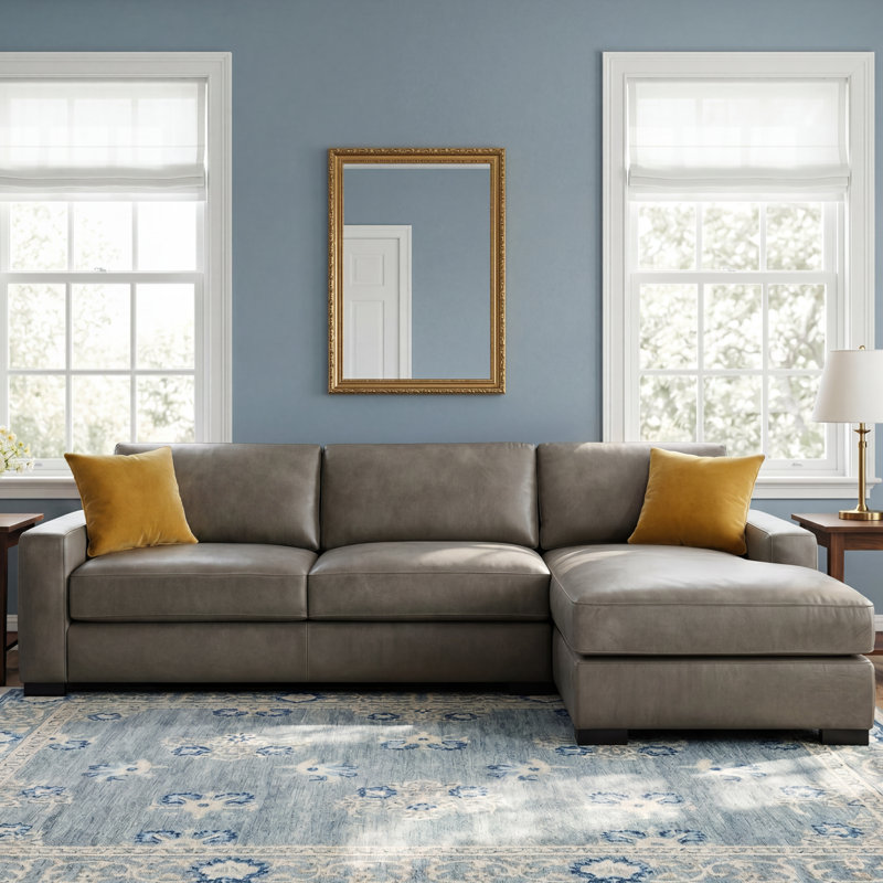 Bonville 2 - Piece Geniue Leather Sofa & Chaise
