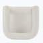 Fauteuil d'appoint rembourré à accoudoirs ronds-571566393