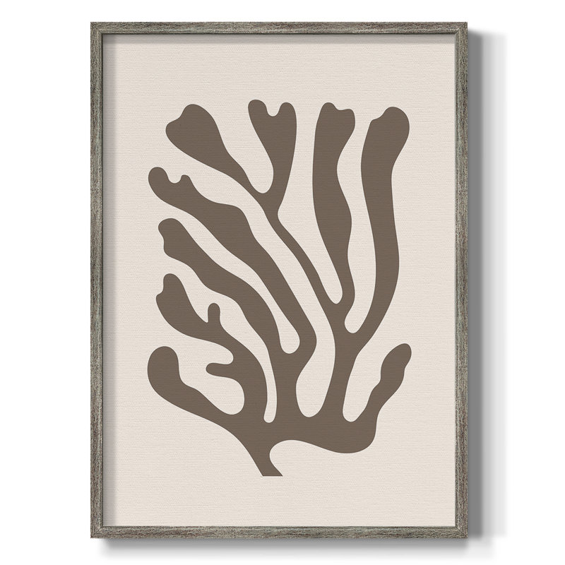 Matisse CC XXXII, reproduction encadrée - bois massif, Argent rétro, H 21 po x l 17 po