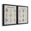 Herbes et fleurs, toile encadrée de qualité supérieure - prête à être accrochée-757622327-757622322