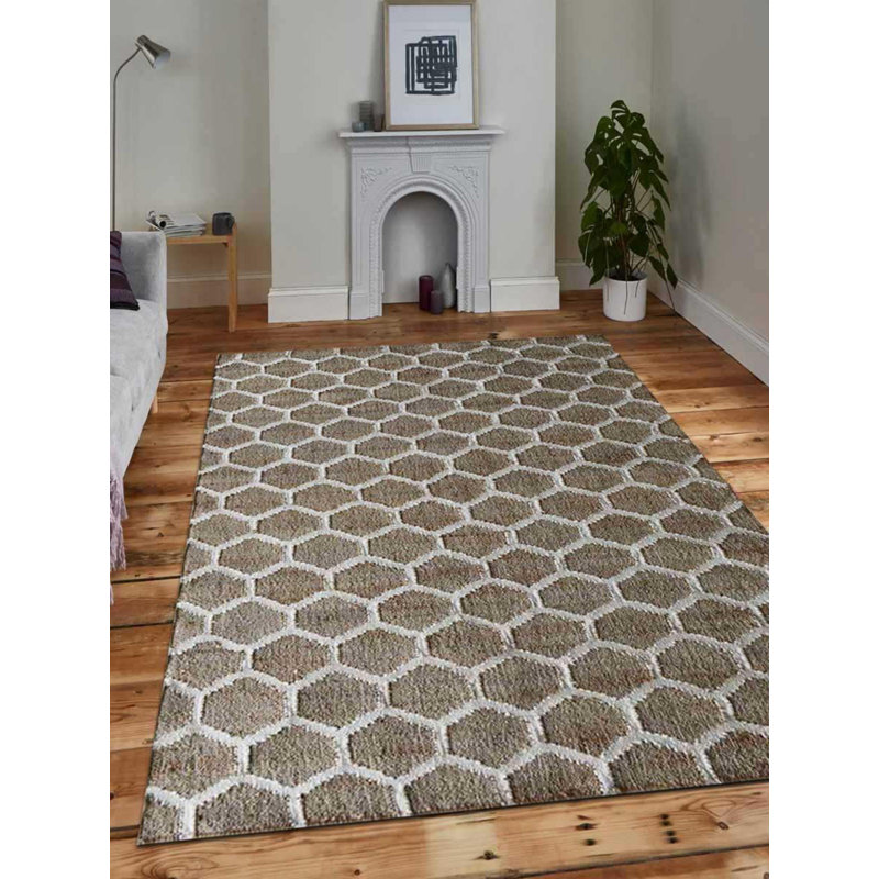 Tapis en jute tissé à la main Hebert tissé à plat à la main Heim