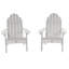 Chaise Adirondack résistante aux intempéries Hintz-111518760