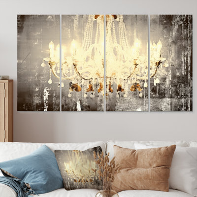 Serafin - lustre mural glamour, 4 pièces
