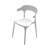 Stackable Plastic Chairs Set Of 4, Made Of Polypropylene With Reinforced Feet-1475272783