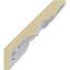 Moulure couronnée Endurathane Viceroy, H 3 1/2 po x P 3 1/8 po x F 4 5/8 po x L 94 1/2 po, apprêtée en usine