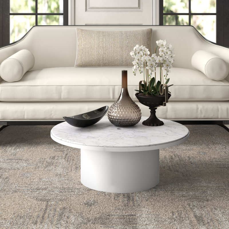 Plateau Coffee Table, White