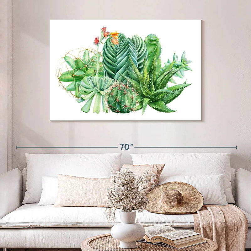 Harnek Pleasing Succulent Plants, 32" H x 48" W