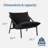 Ayatt Modern Metal Frame Sling Accent Armchair-1990329864