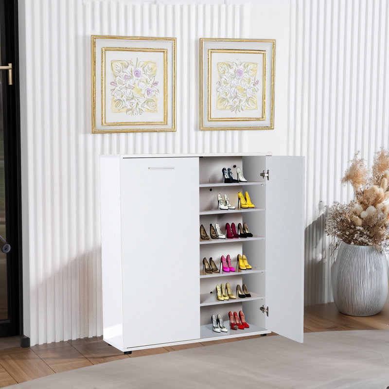 10 Pair Shoe Storage Cabinet