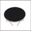 Table basse en verre noir