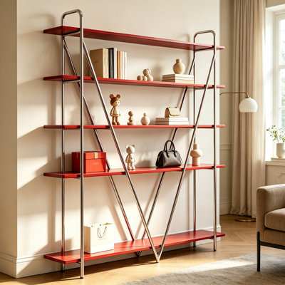 Modern V Shape Display Shelf Rack