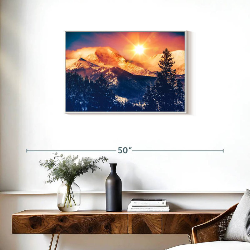 Colorado, Cadre flottant blanc, 31 po x 21 po