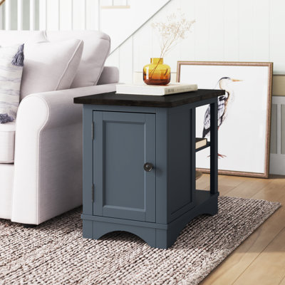 Stapleton Chairside Table with Built-In Outlets and USB Ports