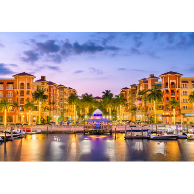 Naples, Florida Skylinee - Photographie sur toile tendue