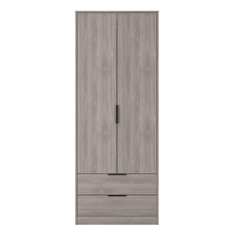 Taeyah 2 Door 2 Drawer Wardrobe
