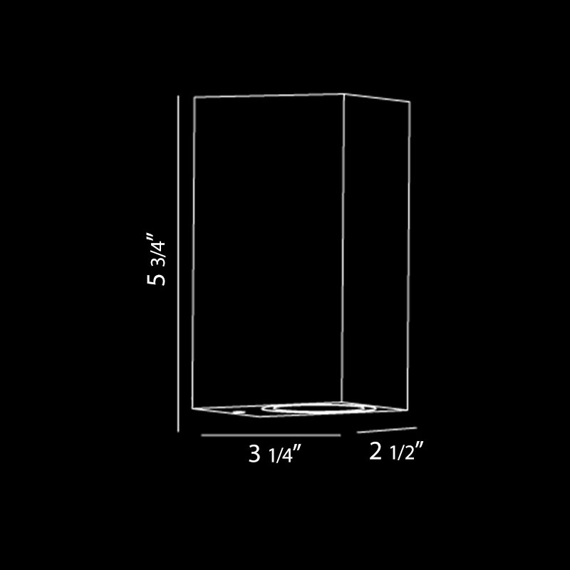 Dale LED Wall Light, Aluminum