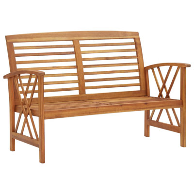 Solid Wood Acacia Outdoor Bench