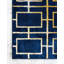 Tapis bleu contemporain Contemporary Glitzy-2107515721