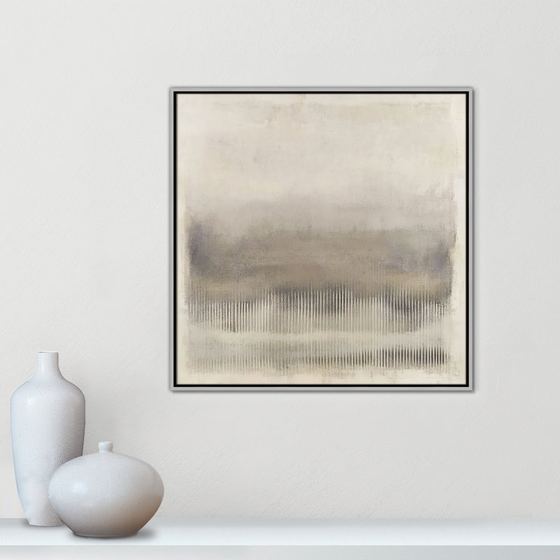 Balanced Silence II - Square Version Print by Irena Orlov, 31.5'' W x 31.5'' H, Silver Floater
