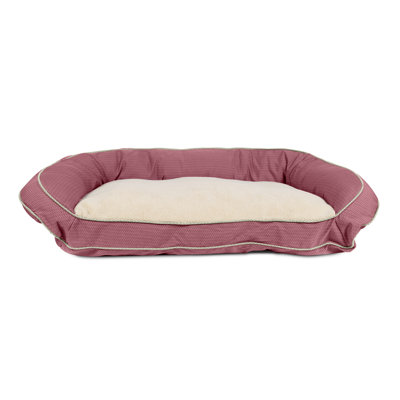 GreenDog Checkered Wave Bolster Bed with Removable Cover