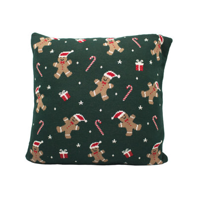 Abstract Cotton Throw Pillow
