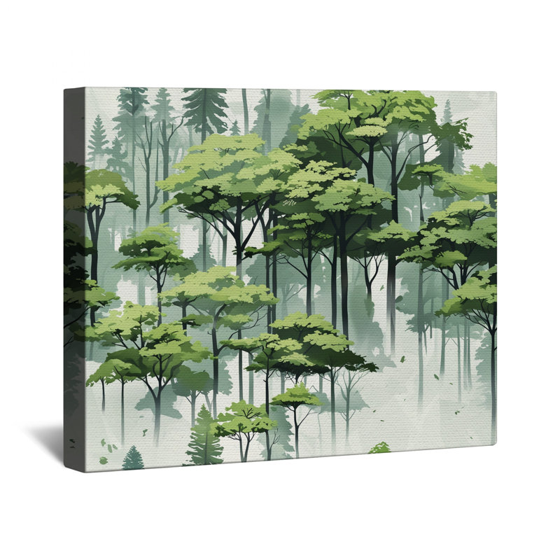 Toile Lush Green Forest, 20 x 24 pouces