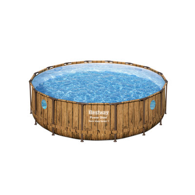 16' x 48" Power Steel Swim Vista Pool Set