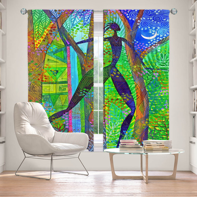 Delince Room Darkening Curtain Pair, 40" W x 52" L