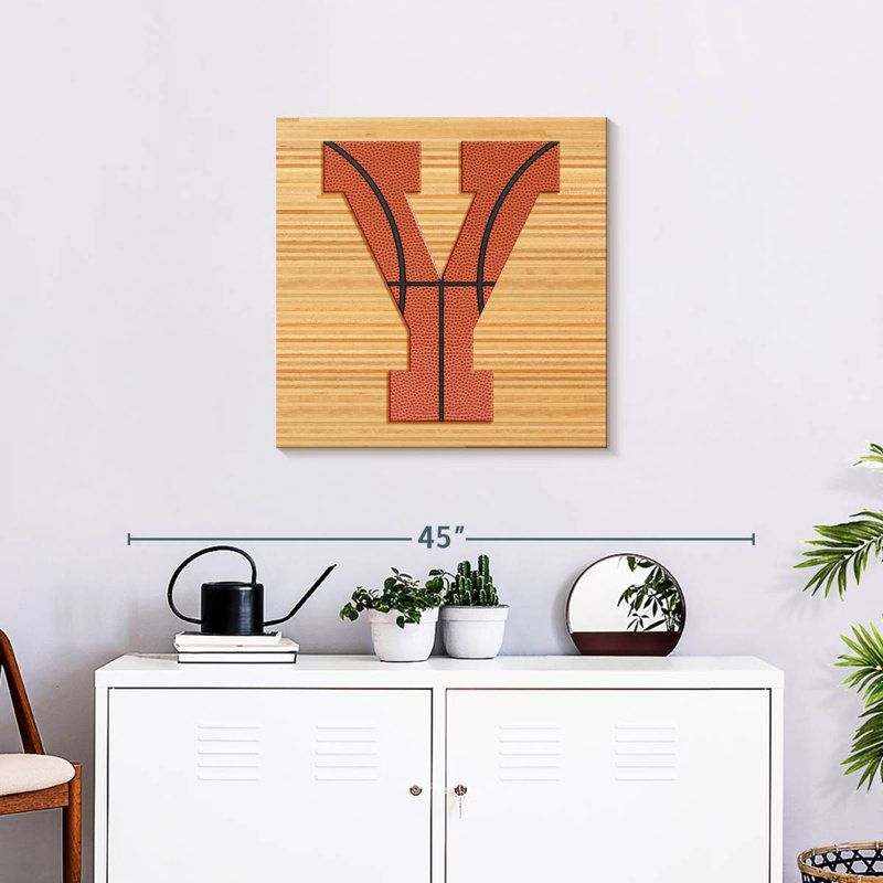 Alphabet Tergel Basketball, H 24 po x l 24 po