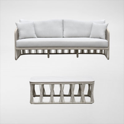 Ensemble de sièges Chaffins, blanc, 2 pièces