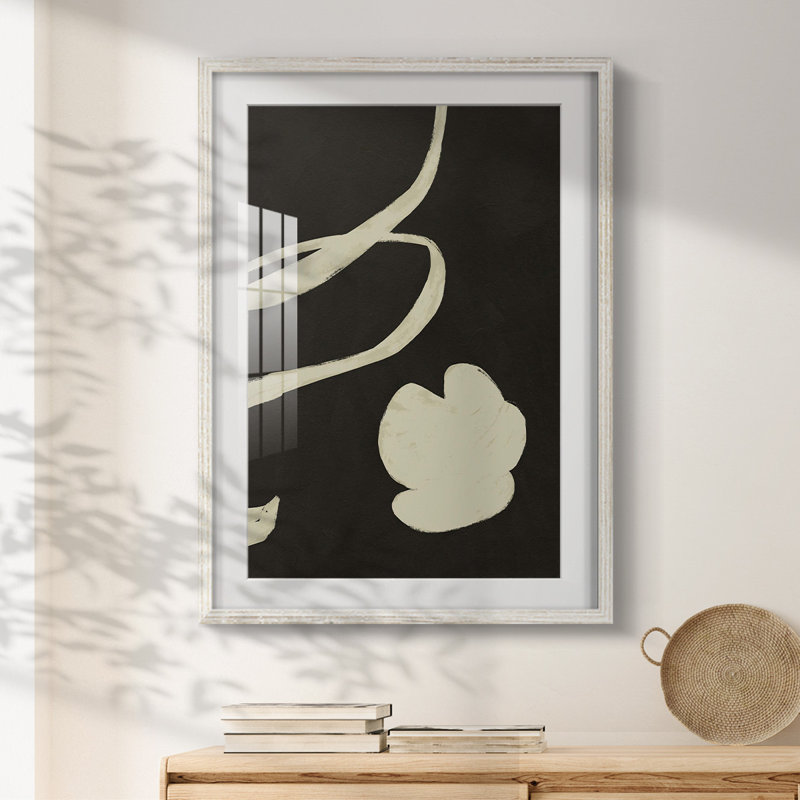 Printemps neutre I - impression encadrée, H 28,5 po x l 20,5 po, Blanc