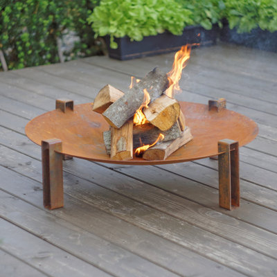 Round Steel Smokeless Fire Pit