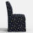Frances Slipcover Dining Chair In Ditsy Dahlia Navy-124945401