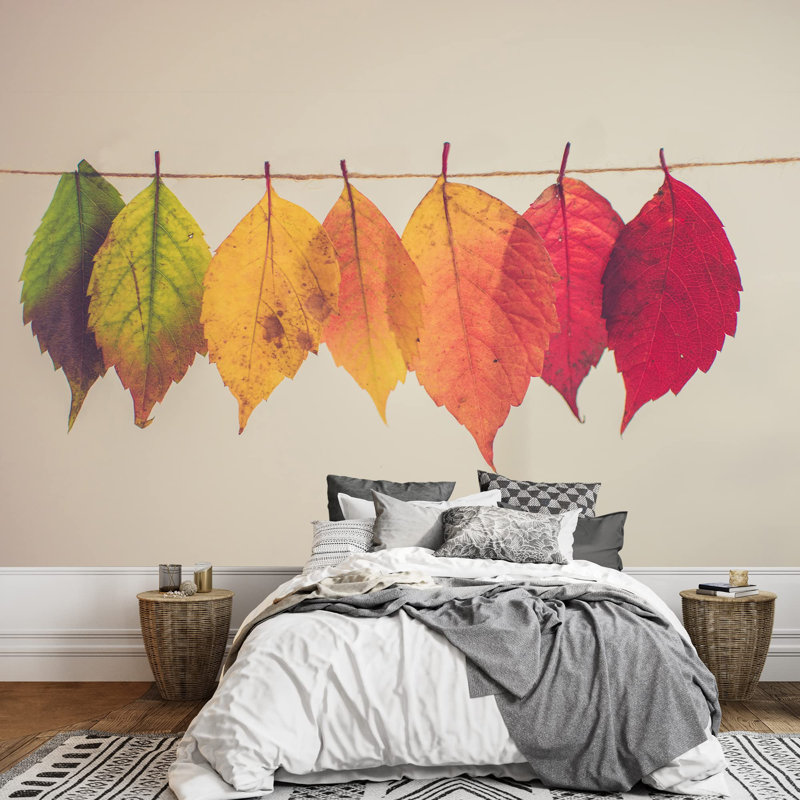 Tropical Leaf Border, 66" L x 96" W