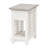 Islamorada - Chairside Table - Dapple Grey, Blanc Finish