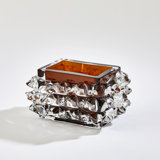 Porcupine Handmade Glass Table Vase