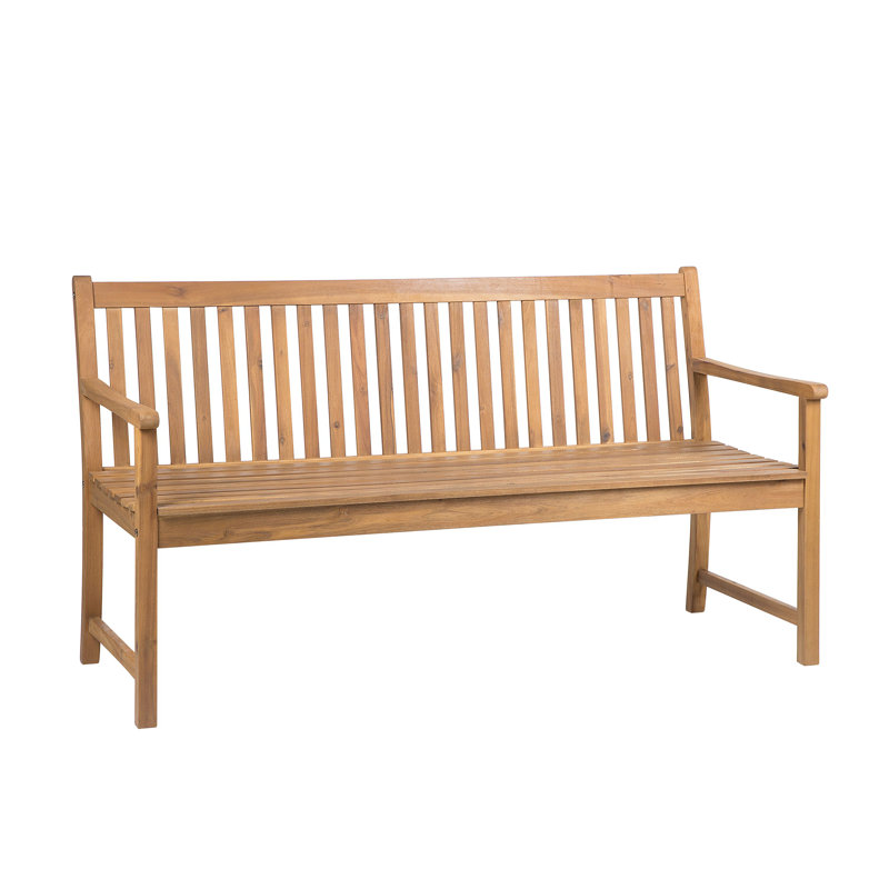 Eneida Solid Wood Acacia Outdoor Bench, H88 x W58 x D160cm