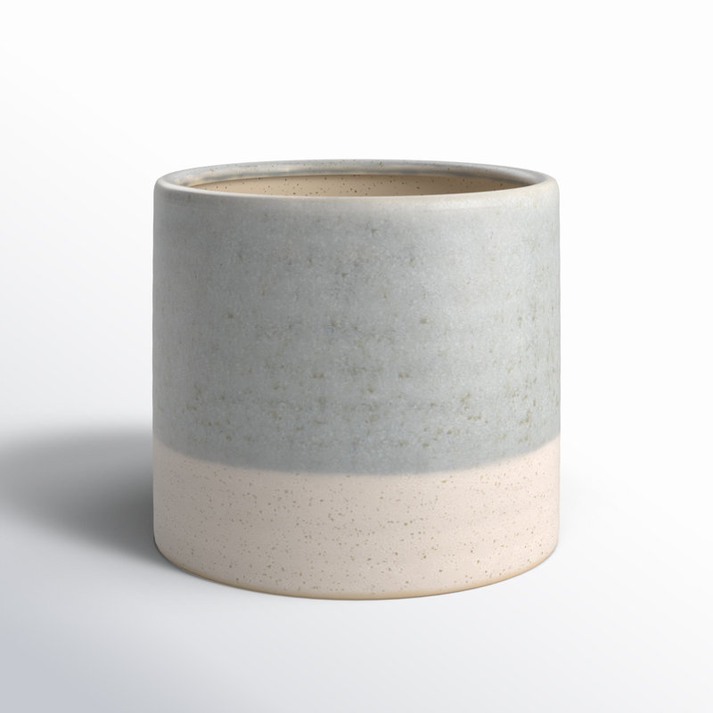 Statham Sand meets Sea Cachepot, 6" H x 6.75" W x 6.75" D
