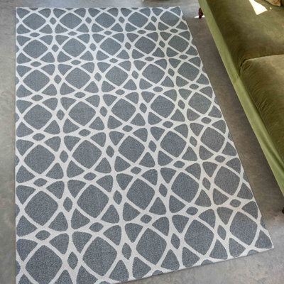 Harva Geometric Hand Woven Area Rug